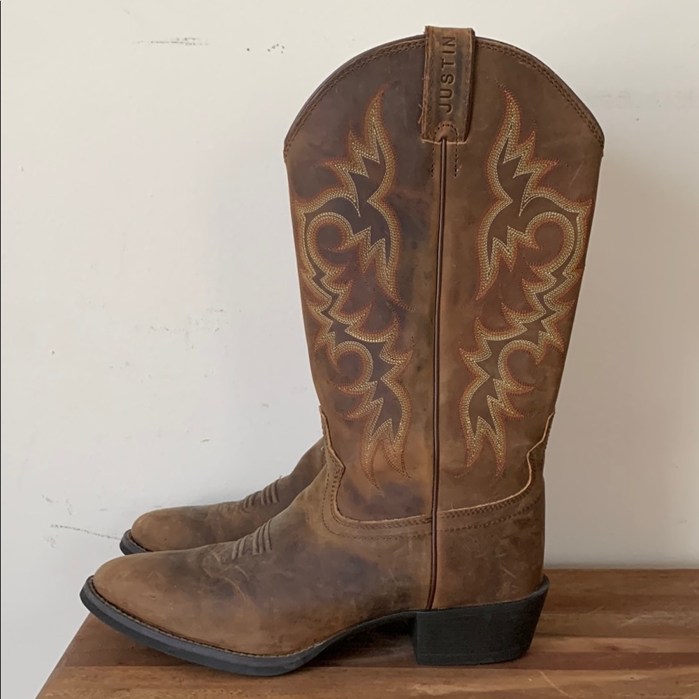 Justin Men's Brown Western Boots